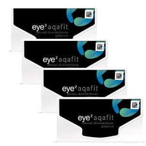 Eye2 AQAFIT Monats-Kontaktlinsen Sphrisch- 4 Boxen - 24 Linsen
