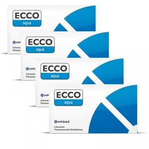 Ecco Aqua Sparpack - 4 Boxen- 24 Linsen