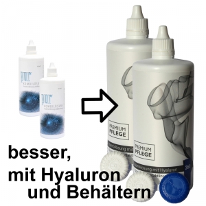 Ersatz fr Pur Kombilsung (Prologis)  2 x 360 ml Premium Pflege Kombilsung mit Hyaluron