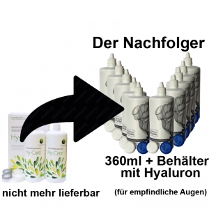 Aus Cooper Hy- Care wird wird Premium Pflege Kombilsung mit Hyaluron 10 x 360ml / 10 Behlter