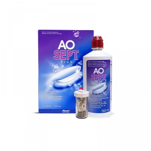 AOSEPT PLUS (Alcon/ Ciba Vision) 2 x 360ml, 2 Behlter mit Platin Disc