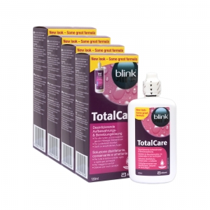 4 x Blink Total Care Aufbewahrung (1 x 120ml) Pflegemittel von AMO