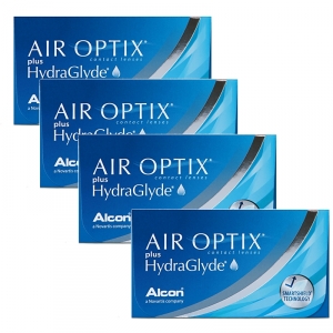 Air Optix plus HydraGlyde - 4 Boxen - 24 Linsen