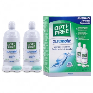 OPTI-FREE PureMoist Vorratspack (Alcon) 2X 300 ml, 2 Behälter