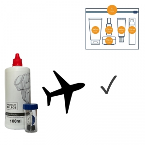 AOSEPT PLUS Hydraglyde Flightpack Ersatz  mit mehr Inhalt/ Premium Pflege Peroxid 100ml
