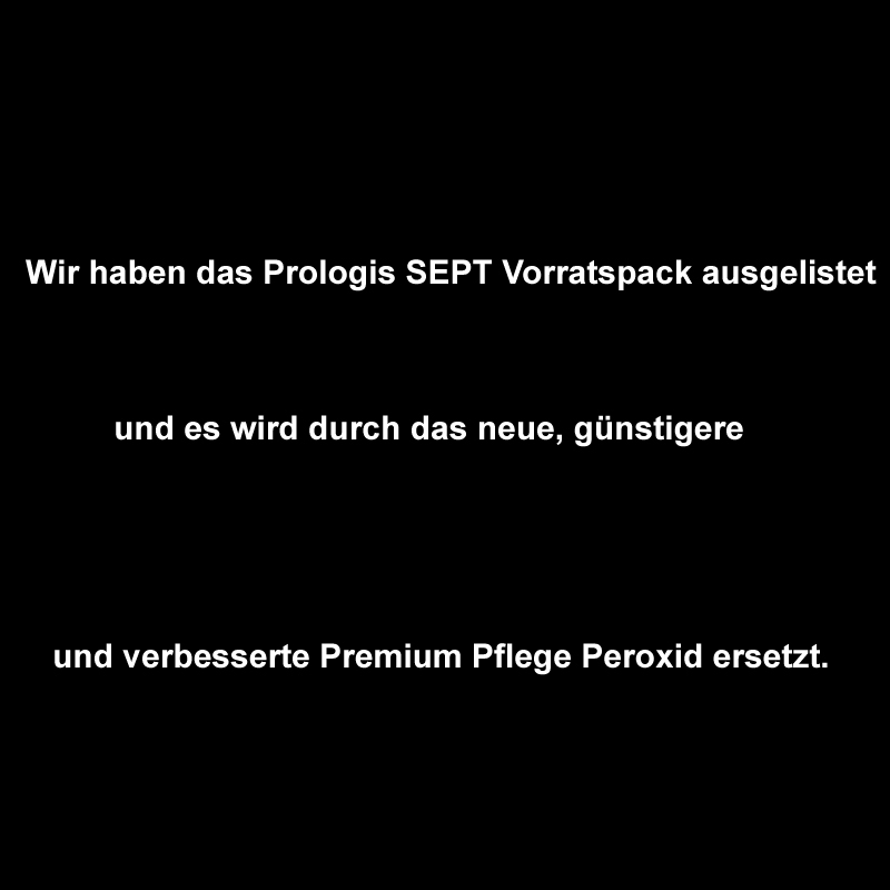 Ersatz f�r PROLOGIS SEPT Vorratspack Premium Pflege Peroxid 2x360ml, 2 Beh�lter mit Kat