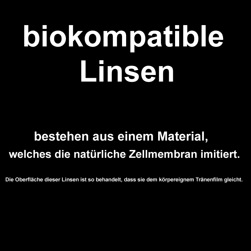 Premium Linsen biokompatible Tageslinsen AS UV MPG 30 Linsen