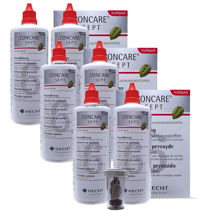 Sparpack 3 x Concare Sept Multipack a 2x360ml / 2 Beh�lter mit Kat