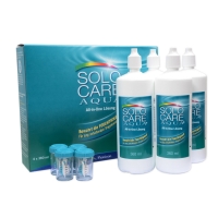 Solocare Aqua 6 Monatspack (Menicon) 4 x 360 ml + Behälter