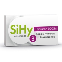 SiHy Hyaluron Zoom 3er Box (MPG + E) multifokale Monatsaustausch-Kontaktlinse aus Silikonhydrogel