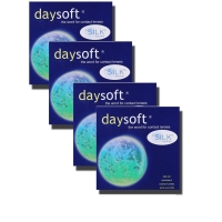 Daysoft UV Silk 96 Sparpack - 4 Boxen - 384 Linsen