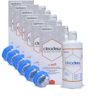 Cleadew for soft Sparpack 6 x a (385ml + 30 Tabletten + Behlter) Ophtecs