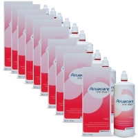 Acuacare one step-T Jahrespack 10x360ml Peroxidlsung und 360 Neutralisationstabletten SwissLens