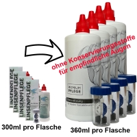 Ersatz fr Linsenpflege Platinum (Oxistar) 4 x 300ml - Premium Pflege Peroxid 4 x 360ml mehr Inhalt