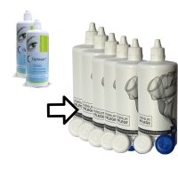 Aus Optosan Multiview wird  Premium Pflege Kombilsung Hyaluron 6 x 360 ml / 6 Behlter