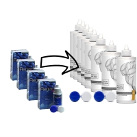 Ersatz fr Regard RGP K 120ml Aufbewahrung --Premium Pflege -Sparpack Aufbewahrungslsung HART 8 x 100ml inkl. 2 Behlter