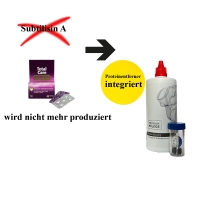 Ersatz fr Blink Total Care Proteinentfernungstabletten ---Premium Pflege Peroxidlsung 360 ml- 1 Behlter / mit integrierten Proteinentferner