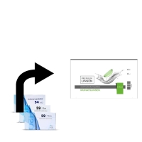 Extreme H2O Thin Update auf Premium Linsen biokompatible Monatslinsen 6er Packung