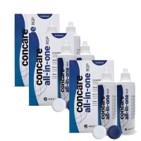 HECHT Concare all-in-one RGP Kombil�sung Mega Sparpack – Pflege f�r formstabile Linsen (6 x 200 ml)