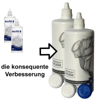 Ersatz fr Multi Comfort Kombilsung (Prologis) Premium Pflege Kombilsung mit Hyaluron 2 x 360ml