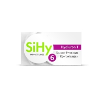 SiHy Hyaluron Toric 6er-Pack Premium Silikonhydrogel Monatslinse fr trockene, empfindliche Augen