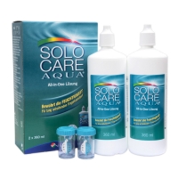 Solocare Aqua 3 Monatspack (Menicon) 2 x 360 ml + Behälter